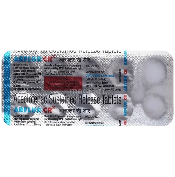 arflur cr tablet 10's